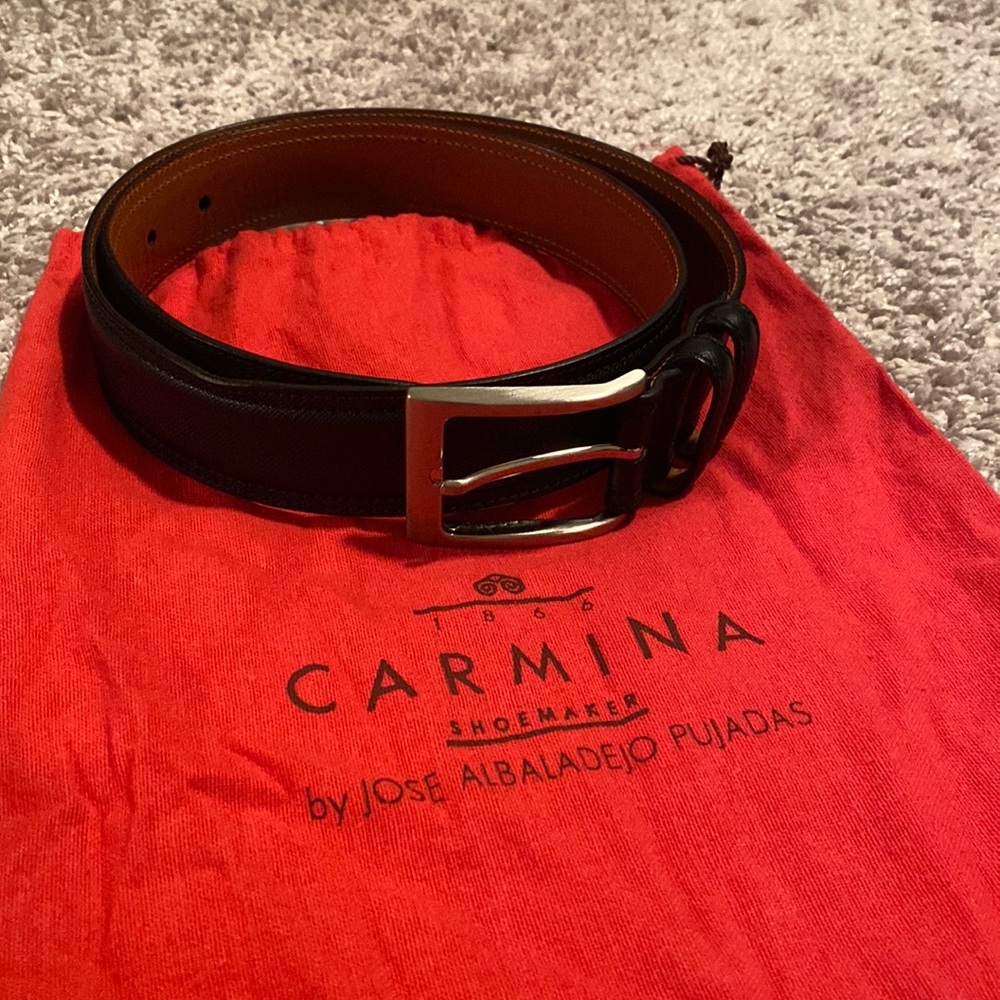 Carmina Leather Belt
